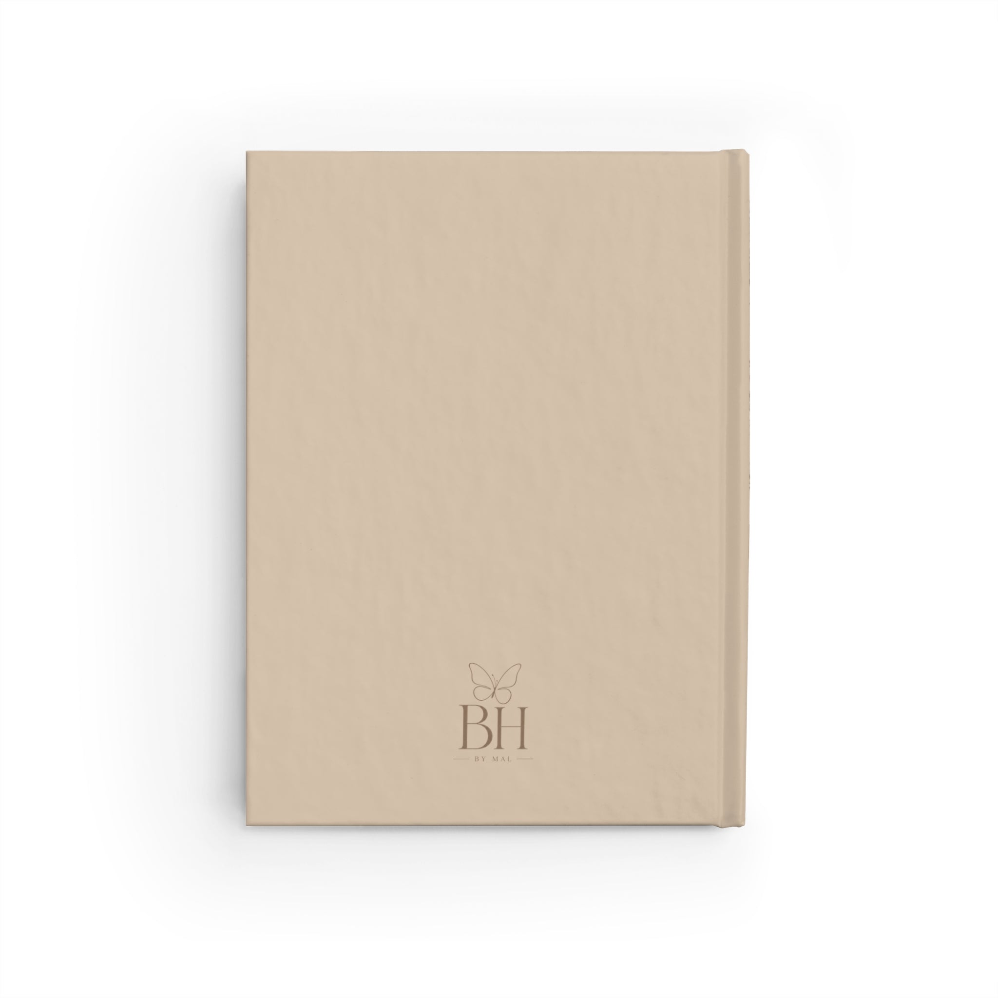 Beige Aesthetic Affirmation Journal – Self Care Notebook, Mental Health Journal, Healing & Growth Diary, Hardcover 5x7 Blank Notebook
