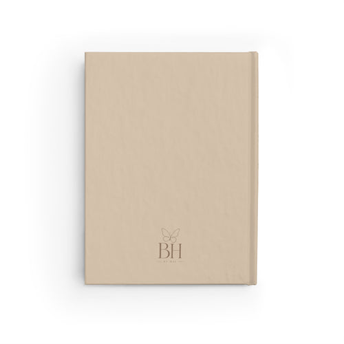 Beige Aesthetic Affirmation Journal – Self Care Notebook, Mental Health Journal, Healing & Growth Diary, Hardcover 5x7 Blank Notebook